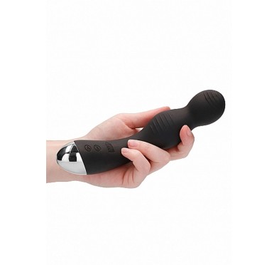 Remote Controlled E-Stim & Vibrating G/P-Spot Vibrator - Black